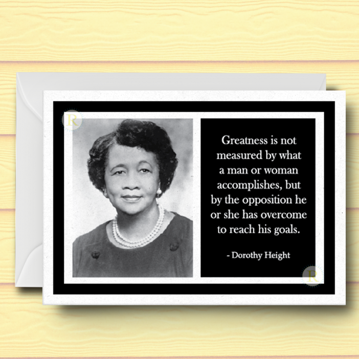 Dorothy Height Card A